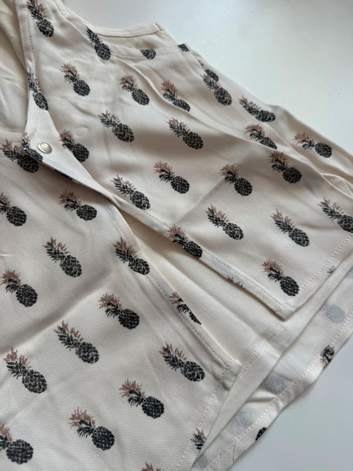 Magnifique blouse 2 en 1 Ikks fille ananas neuve - photo numéro 4