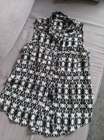 Chemisier voile transparent