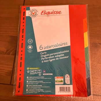6 intercalaires