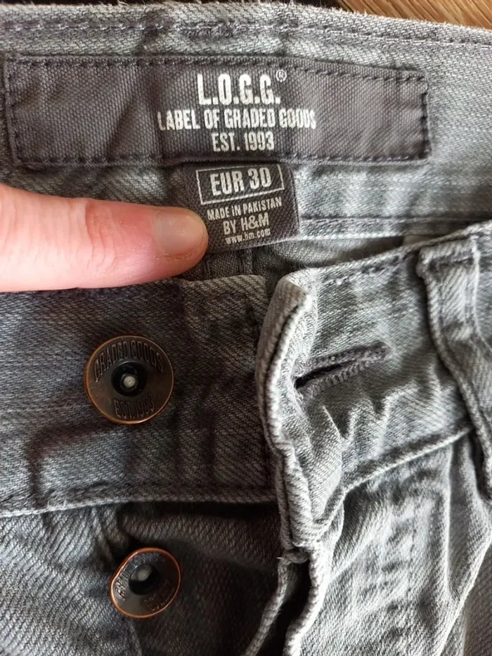 Jean's homme gris clair H&M T.40 - photo numéro 3