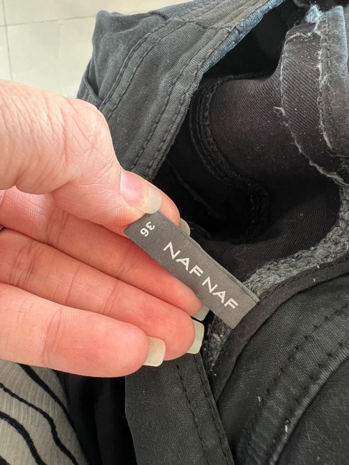 Salopette noire Naf Naf taille 36 - photo numéro 5