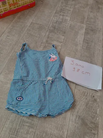 Combinaison short sergent major 3 ans 98 cm