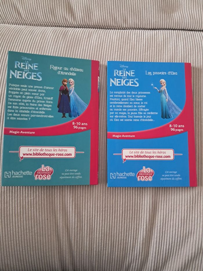 Lot 2 livres rose La Reine des Neiges numéro 1 et 3 - photo numéro 2