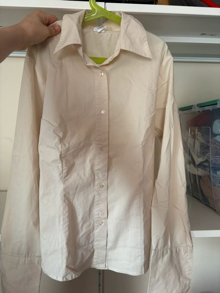 Chemise beige