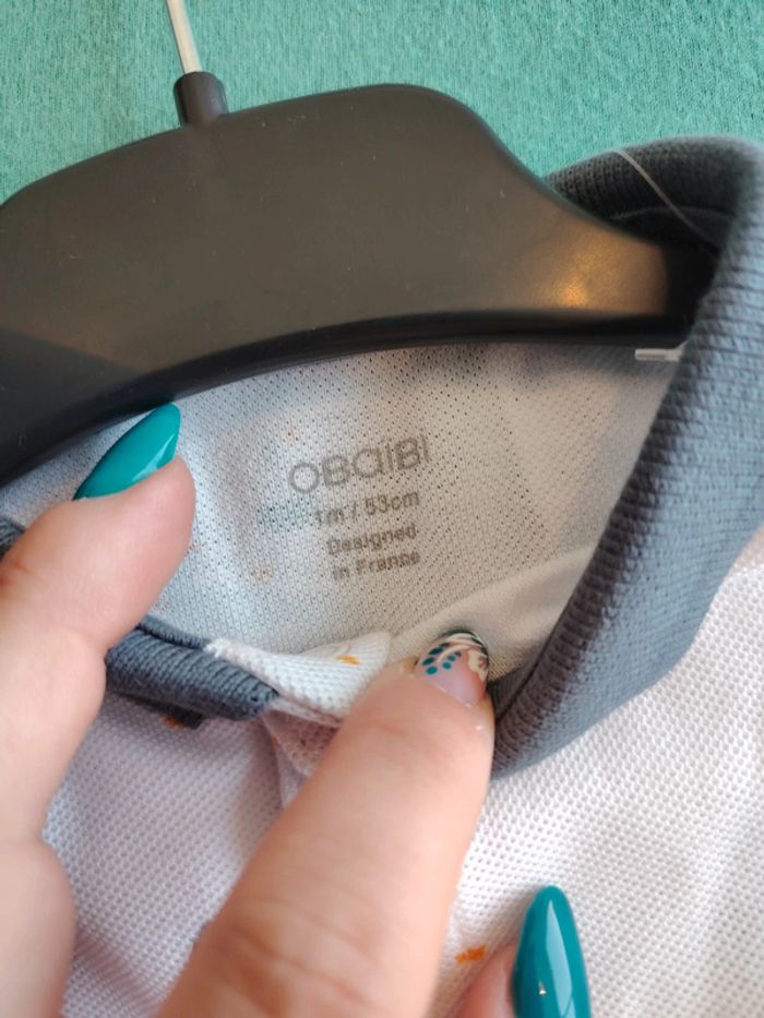 Ensemble Tee-shirt + short Obaibi Neuf - photo numéro 5