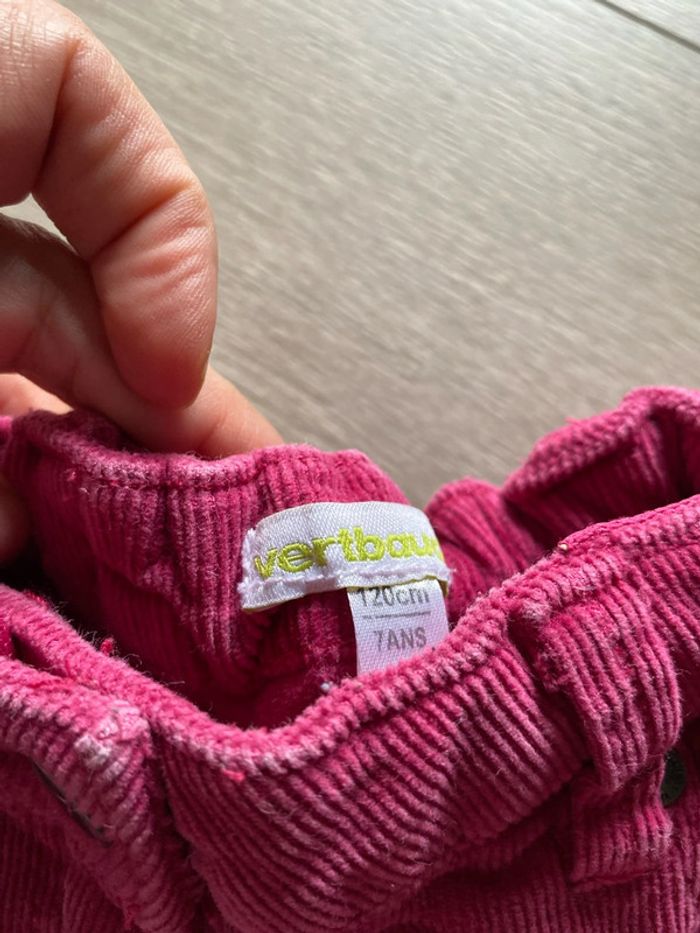 Short velours taille 7 ans - photo numéro 2
