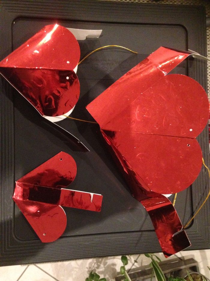 3pochons cadeaux cœur