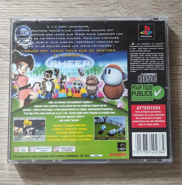 Jeu sheep ps1 - photo numéro 3