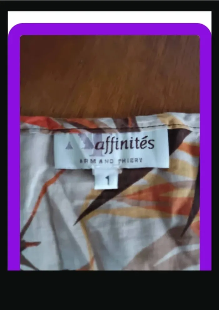Tunique Armand Thiery taille 38 - photo numéro 6