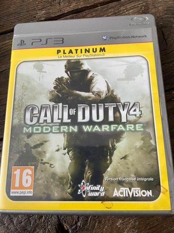 Jeu PS3 call of duty 4