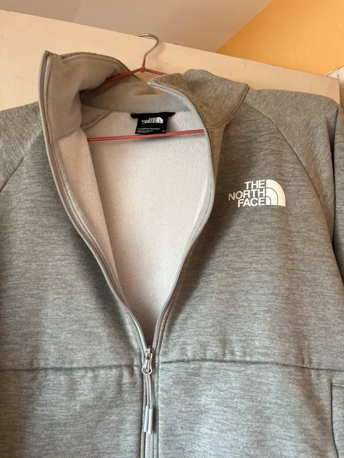 polaire grise zip the north face - photo numéro 4