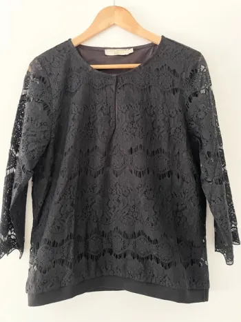 Haut noir scapa sports taille 42 ajouré