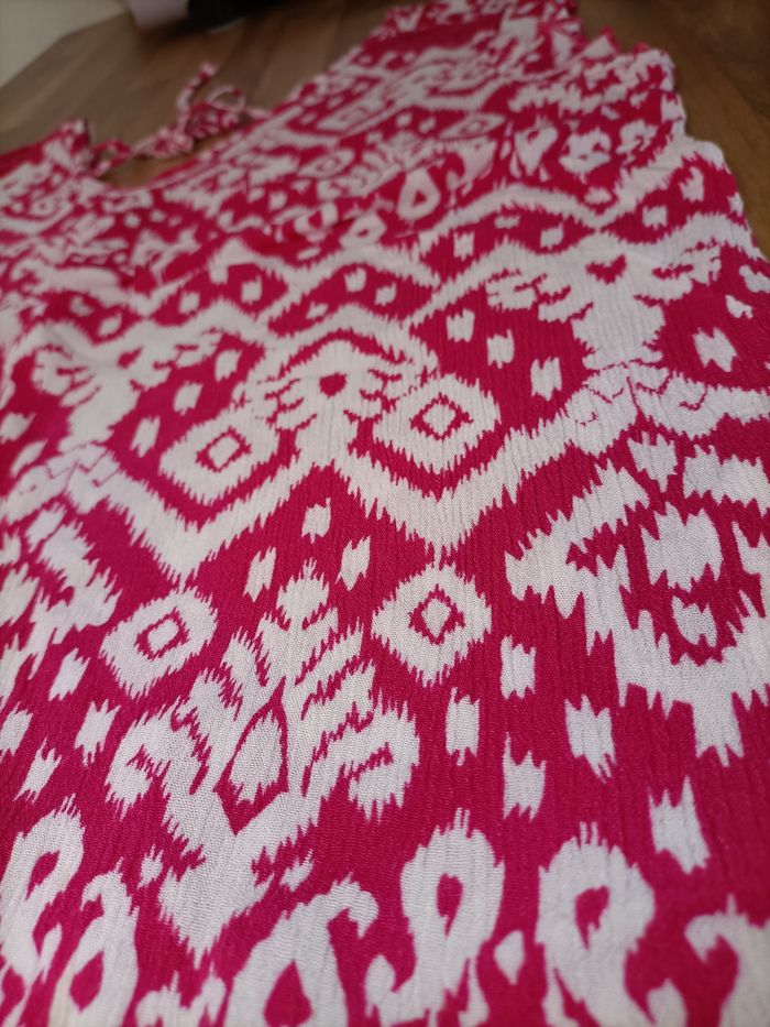 Joli débardeur blanc et fushia 40 Gémo - photo numéro 5