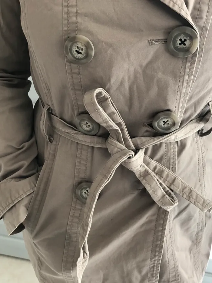 Trench marron M - photo numéro 3