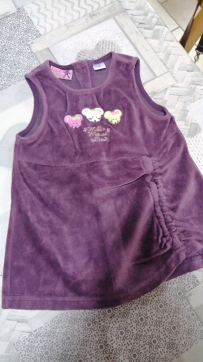 Robe en velours petites souris
