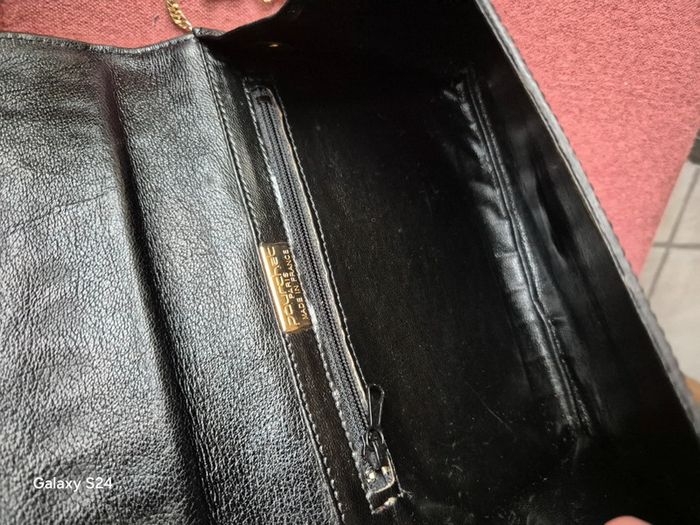 Sac vintage crocodile en cuir pourchet - photo numéro 7