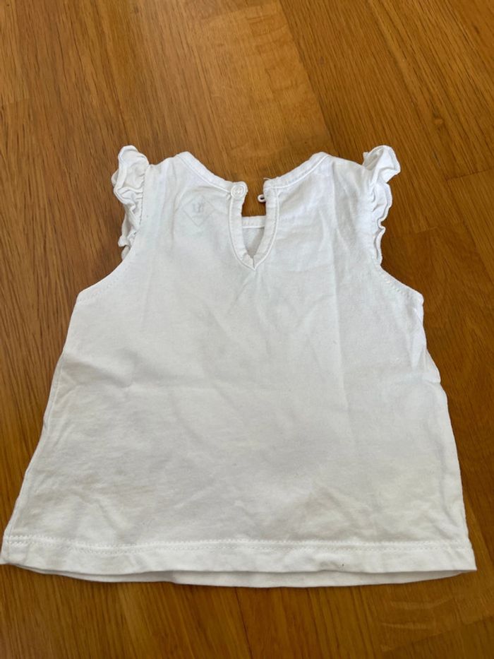 Débardeur fille neuf Tex Baby taille 3 mois - photo numéro 2