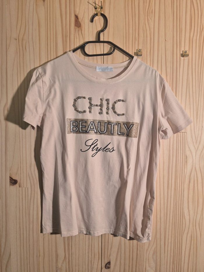 Tee-shirt beige