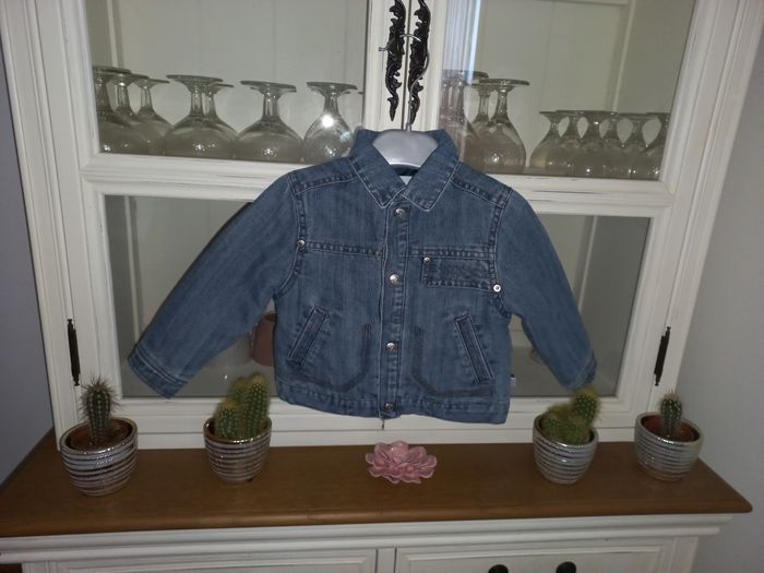 Veste / Blouson en jean Matelassé obaibi 12 mois Excellent état
