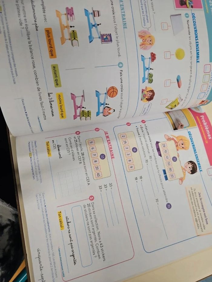 Livre scolaire opération math CE1 neuf - photo numéro 3