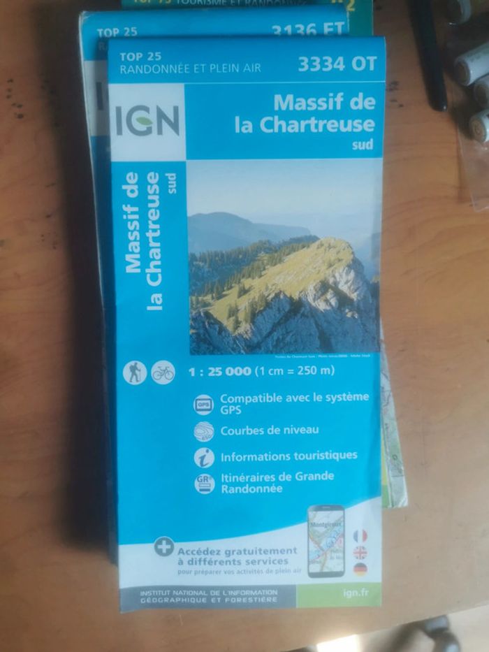 Lot de carte ign - photo numéro 9