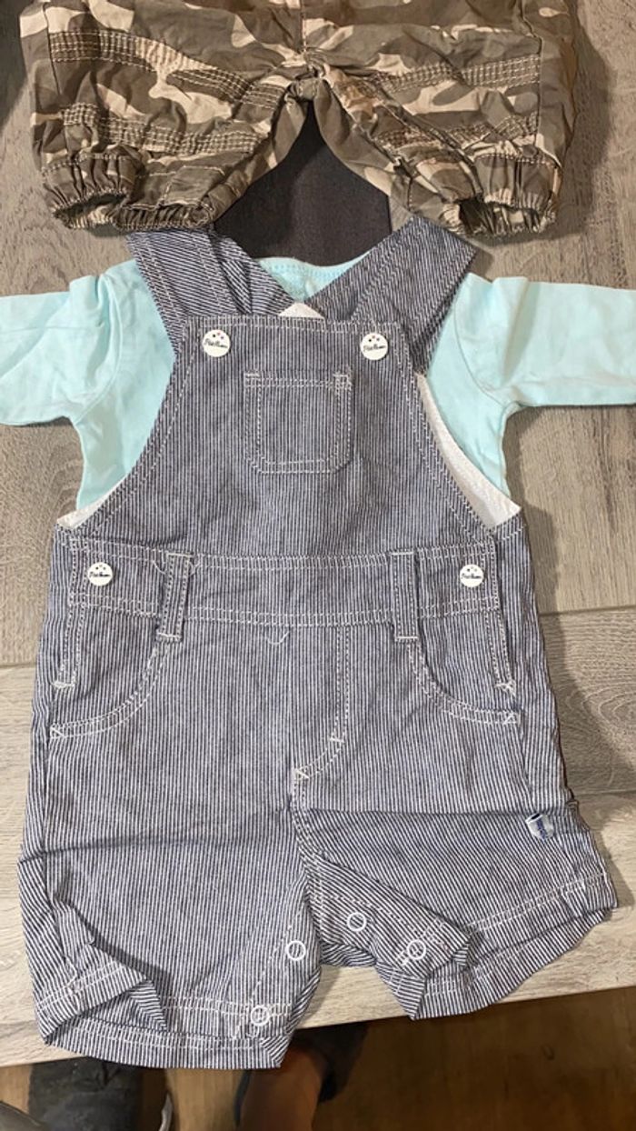 Salopette short tshirt - photo numéro 4