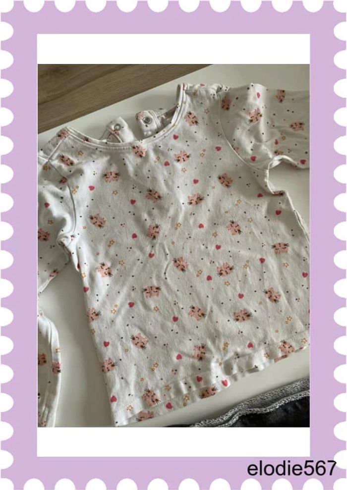 Ensemble robe et t-shirt chat orchestra - photo numéro 3