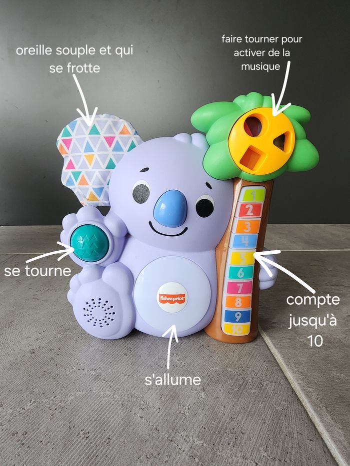 Fisher-Price - Linkimals Nicolas le koala - photo numéro 3