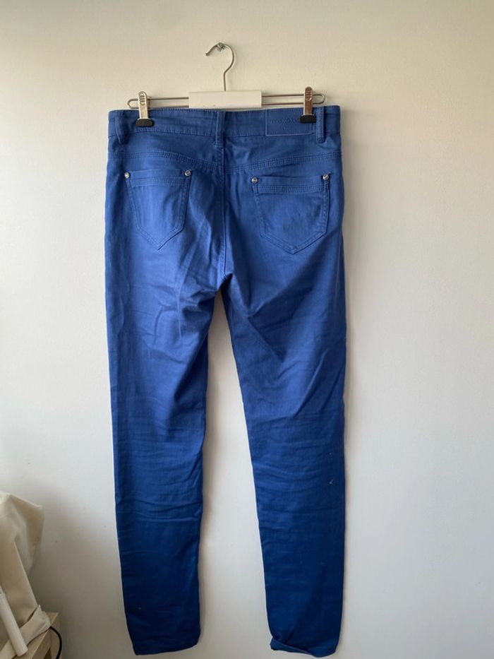 Jean coton élastane 38 bleu - photo numéro 4