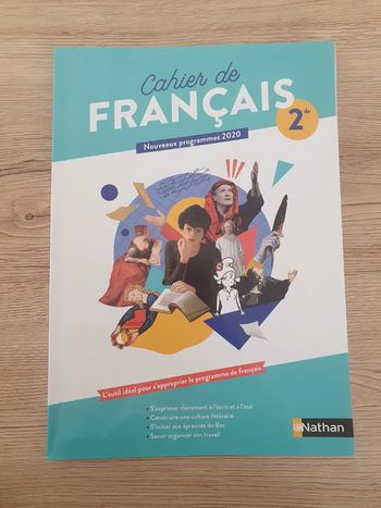Cahier de français seconde 2de