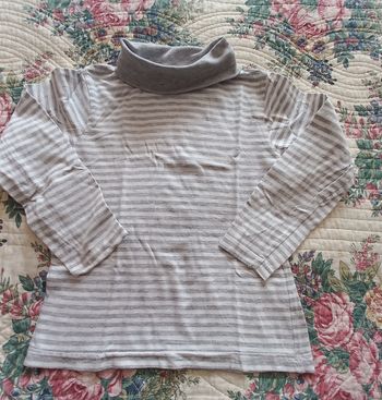 Sous pull col roulé fille 6 ans