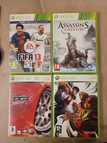 Lot jeux xbox 360