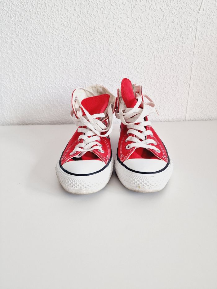 Converse - Chuck Taylor - Baskets hautes - Rouge - photo numéro 3