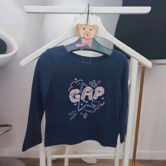 T-shirt bleu marine 2 ans Baby Gap