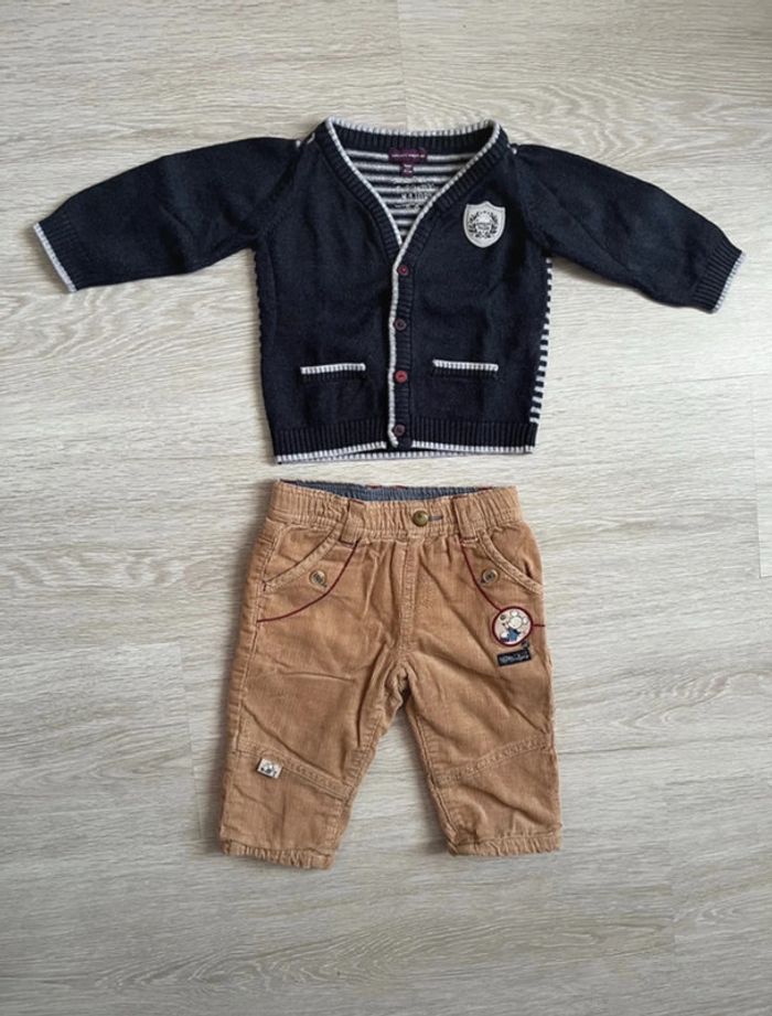 Ensemble Sergent Major garçon 6-9 mois