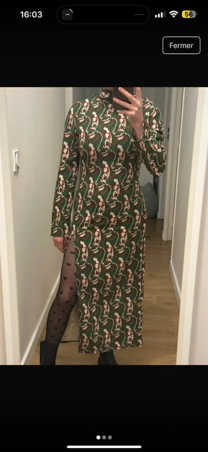 Robe longue Zara - photo numéro 3