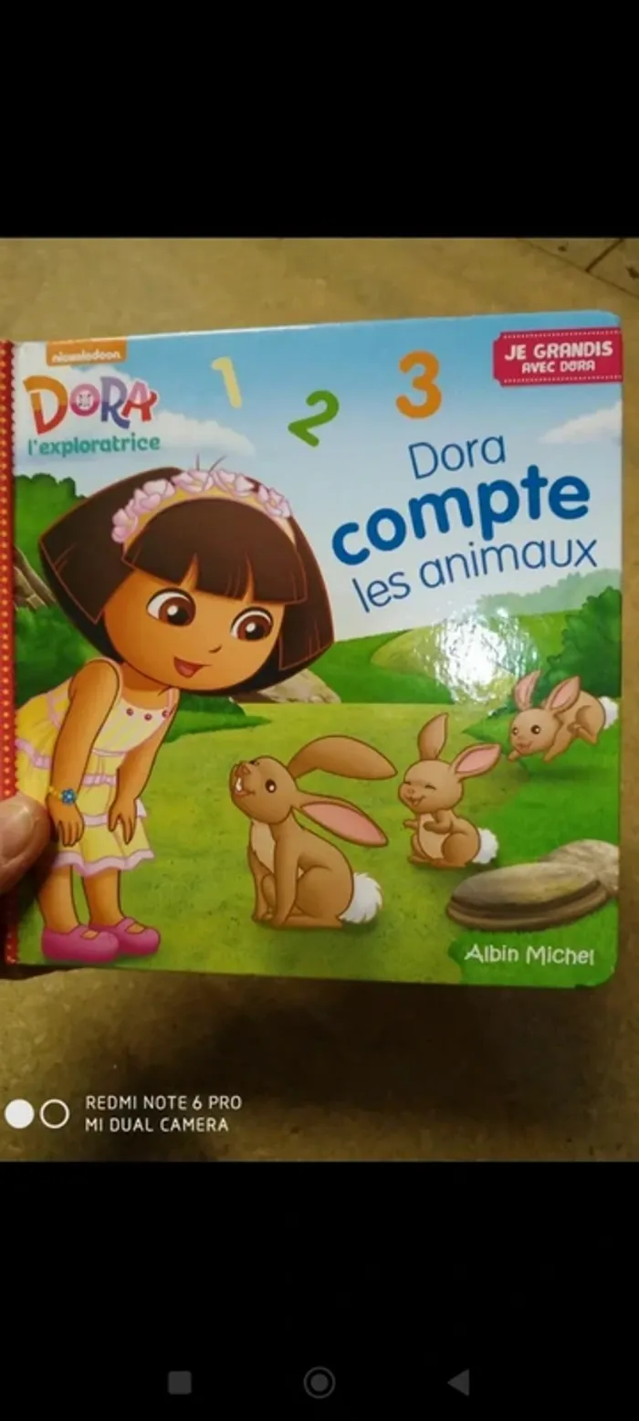 Livre dora compte les animaux nickelodeon