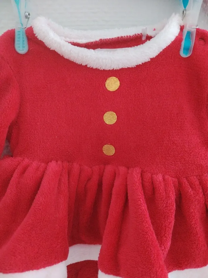 Costume noël filles neuf taille 3 mois - photo numéro 2