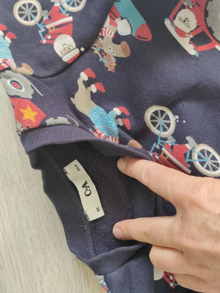 Sweat et tee shirt de Noël C&A Taille 3 ans - photo numéro 5