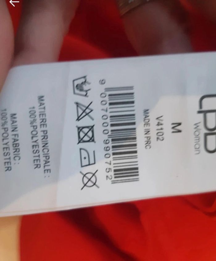 Les p'tites bombes blouse rouge T.38/40 - photo numéro 7