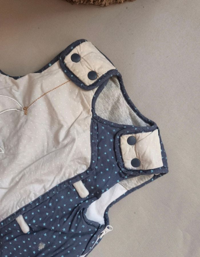 Gigoteuse bleu et blanche thème merlin 🍃sauthon - photo numéro 5