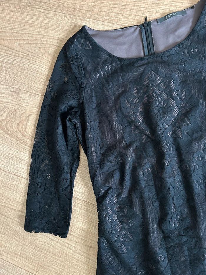 Robe noire en dentelle Esprit taille française S jamais portée - photo numéro 14