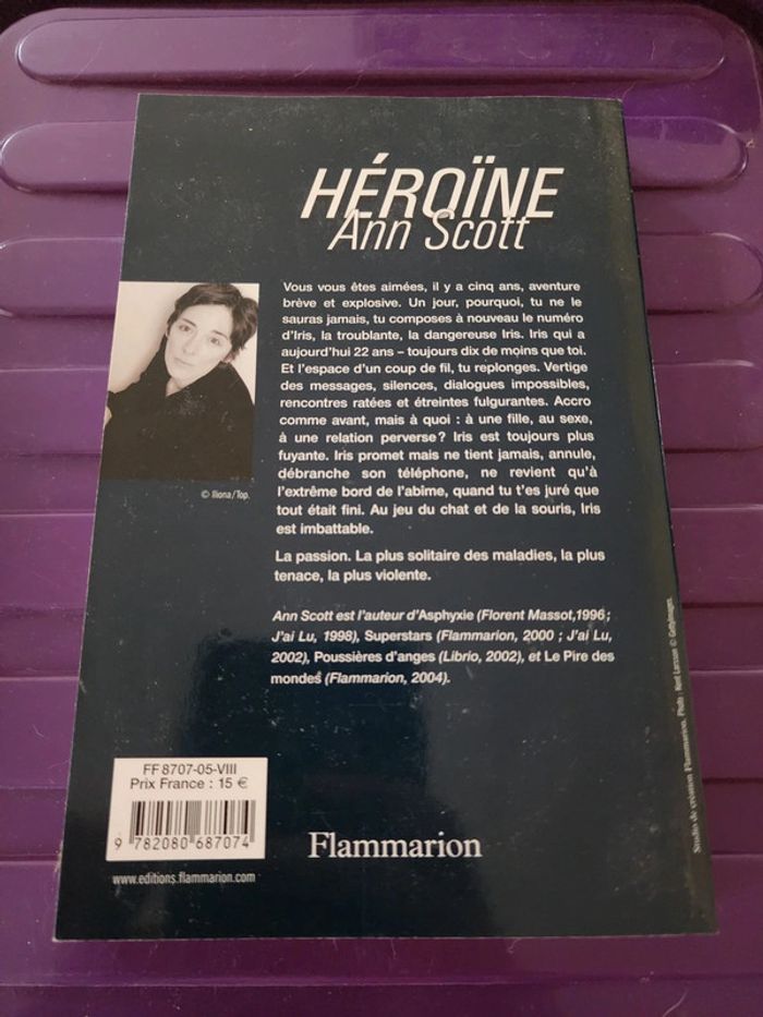 Livre broché "héroïne" de Ann Scott - photo numéro 2