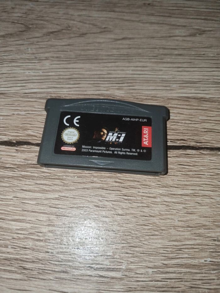 mission impossible nintendo gba gameboy advance en loose - photo numéro 1