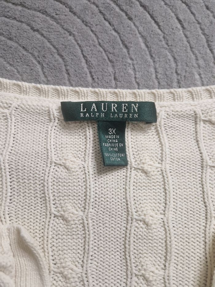 Torsadé Ralph Lauren blanc - photo numéro 5