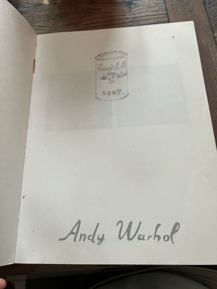 Livre andy warhol - de l’art comme commerce - benedikt taschen 1988 - photo numéro 2