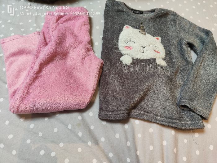 Pyjama polaire in extenso 6a-113-119cm Réduction jusqu'à -70%