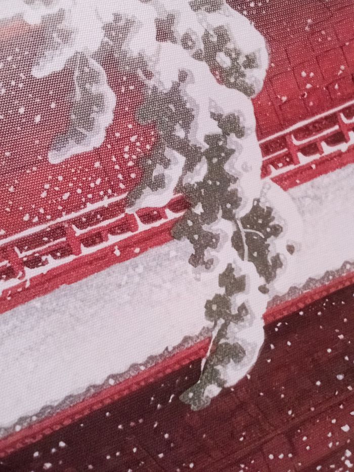 AFFICHE POSTER TOILE A3 JAPON HIVER NEIGE - photo numéro 3