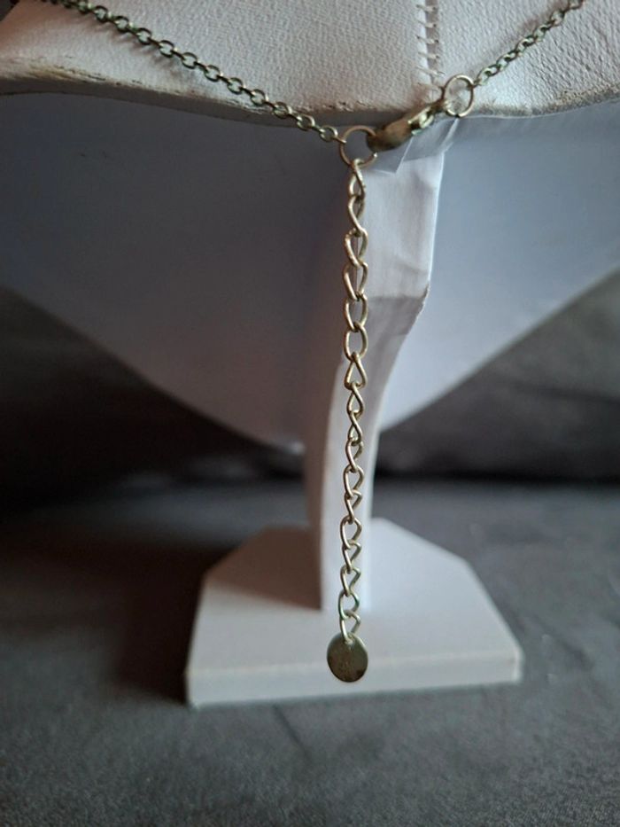 Élégant Collier Pendentif Infini Orné de Strass - Très Bon État - photo numéro 5