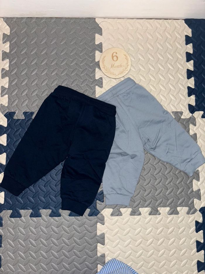Lot / ensemble de 2 pantalons joggers bleu - photo numéro 7